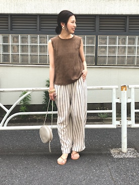 arisa_TYPY本部staffさん（レディース・163cm）の春コーディネート