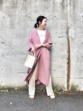 arisa_TYPY本部staffさん（レディース・163cm）の春コーディネート