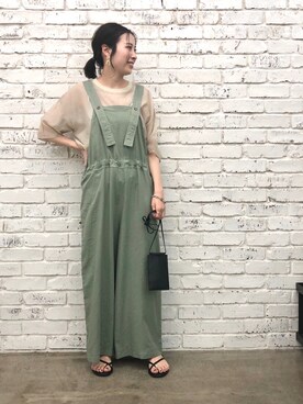 arisa_TYPY本部staffさん（レディース・163cm）の夏コーディネート