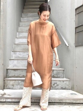 Ciaopanic Typy チャオパニックティピーのワンピース ブラウン 茶色系 コーディネート Zozotown