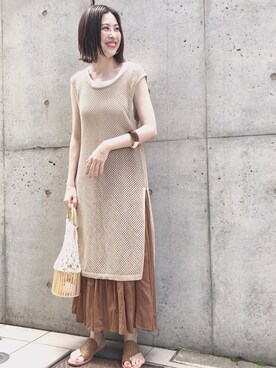 arisa_TYPY本部staffさん(レディース・163cm)の夏コーディネート