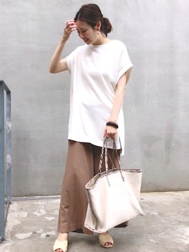 arisa_TYPY本部staffさん（レディース・163cm）の夏コーディネート