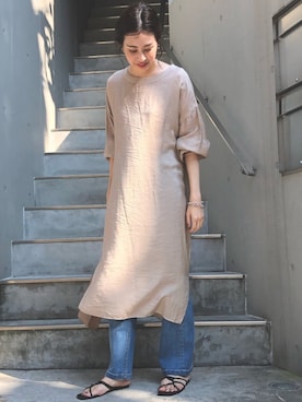 arisa_TYPY本部staffさん（レディース・163cm）の夏コーディネート