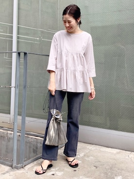 arisa_TYPY本部staffさん（レディース・163cm）の秋コーディネート