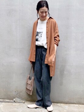 arisa_TYPY本部staffさん（レディース・163cm）の秋コーディネート