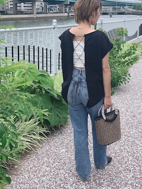 t.rik0さん(レディース・152cm)の夏コーディネート