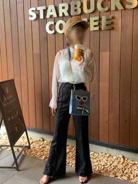「CLEA（クレア）のアイテム（キャミソール）」を使った、t.rik0さん（レディース・152cm）の秋コーディネート