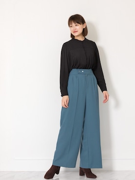 「JILL STUART（ジルスチュアート）のアイテム（パンツ）」を使った、arisaさん（レディース・162cm）の夏コーディネート