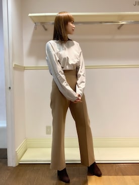 arisaさん（レディース・162cm）の冬コーディネート