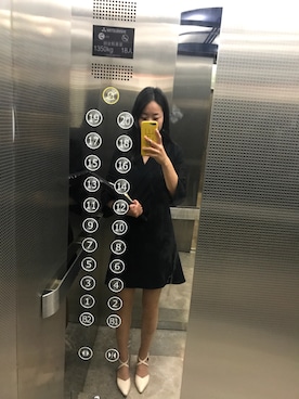 「MIXXO（ミッソ）のアイテム（ワンピース/ドレス）」を使った、大大大每文さん（レディース・168cm）の春コーディネート