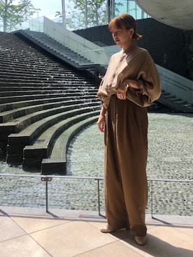 「UNION LAUNCH（ユニオンランチ）のアイテム」を使った、chigusa renaさん（レディース・154cm）の秋コーディネート