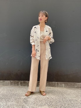 chigusa renaさん（レディース・154cm）の春コーディネート