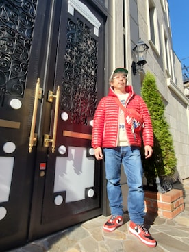 「OldSUmmer（オールドサマー）のアイテム（ジャケット/アウター）」を使った、JUNさん（メンズ・176cm）の冬コーディネート
