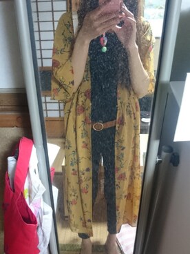 「GRL（グレイル）のカットオフストレッチスキニーパンツ（その他パンツ）」を使った、まいさん（レディース・156cm）の夏コーディネート