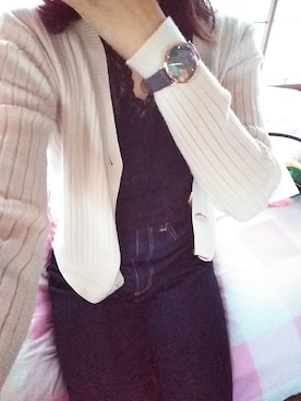 「Color（カラー）のアイテム」を使った、まいさん（レディース・156cm）の春コーディネート