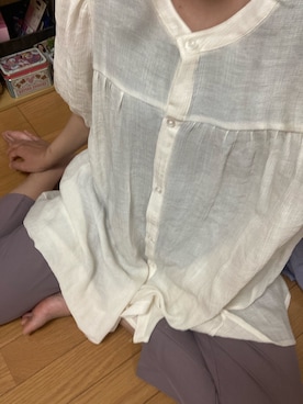 「RETRO GIRL（レトロガール）のアイテム（チュニック）」を使った、まいさん（レディース・156cm）の夏コーディネート