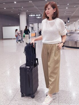 Tumi トゥミ のバックパック リュックを使ったレディース人気ファッションコーディネート 地域 中国大陸 Wear