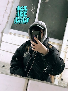 「Carhartt（カーハート）のカーハート ストラップバックキャップ ODESSA  CHARHARTT（キャップ）」を使った、わーりんさん（レディース・152cm）の冬コーディネート