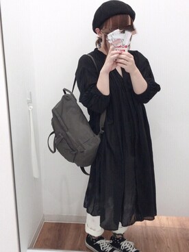 「アイテム（ピアス（両耳用））」を使った、hfさん（レディース・150cm・30代）の秋コーディネート