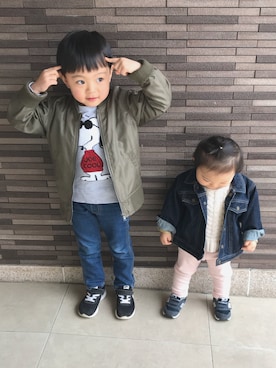 hfさん（キッズ・80cm）の春コーディネート