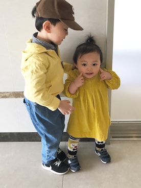 hfさん（キッズ・80cm）の春コーディネート