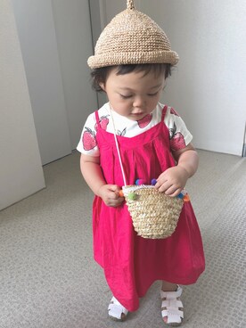 hfさん（キッズ・80cm）の夏コーディネート