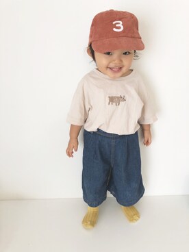 hfさん（キッズ・90cm）の秋コーディネート