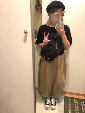 hfさん（レディース・150cm）の秋コーディネート