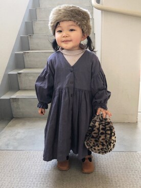 「アイテム（その他シューズ）」を使った、hfさん（キッズ・90cm）の冬コーディネート