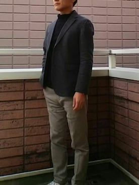 「BLUE WORK（ブルーワーク）のアイテム（ジャケット/アウター）」を使った、ＮＫＴさん（メンズ・168cm）の春コーディネート