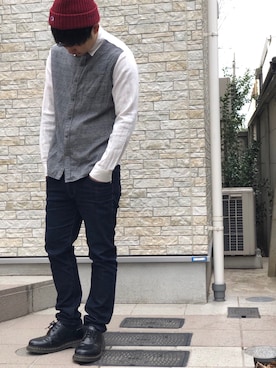 次郎丸 浩之さん（メンズ・169cm）の冬コーディネート