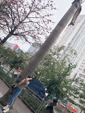「ONLY（オンリー）のアイテム（パンツ）」を使った、mignon_wuliさん（レディース・160cm）の春コーディネート
