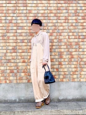 「niko and...（ニコアンド）のアイテム（オールインワン・サロペット）」を使った、Shuさん（メンズ・164cm）の夏コーディネート
