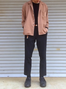 「MASTER&Co（マスターアンドコー）のアイテム（ファッション雑貨）」を使った、Sさん（メンズ・170cm）の春コーディネート