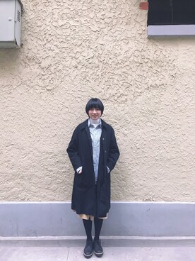 「I.Tのアイテム」を使った、樂仔Yukiさん（レディース・170cm）の冬コーディネート