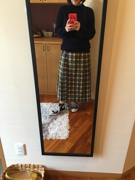 「冬だね」｜スミレさん（レディース・160cm）の冬コーディネート