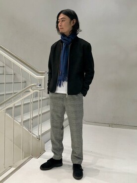 ブルゾンを使った スエードジャケット のメンズ人気ファッションコーディネート Wear