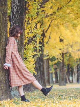 チェックワンピース の人気ファッションコーディネート Wear