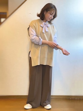 YUKAKOさん（レディース・152cm）の冬コーディネート