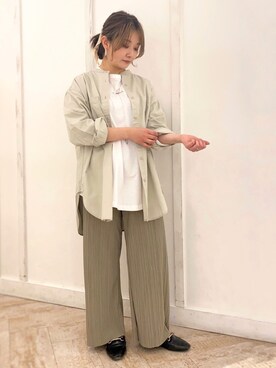 「SpRay PREMIUM（スプレイプレミアム）のアイテム（スリッポン）」を使った、YUKAKOさん（レディース・152cm）の冬コーディネート