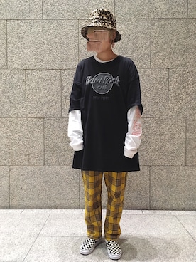 「アイテム（スリッポン）」を使った、ナ オ.さん（レディース・157cm）の秋コーディネート