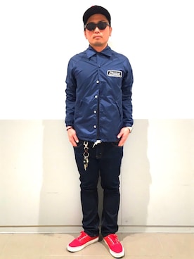 タケウチ☆ボンバイエさん（メンズ・173cm）の春コーディネート