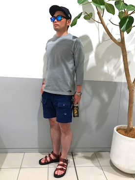 「ブラックコーヒー」｜タケウチ☆ボンバイエさん（メンズ・173cm）の夏コーディネート