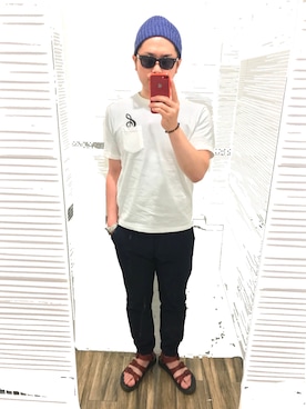「BBQ」｜「アイテム（その他）」を使った、タケウチ☆ボンバイエさん（メンズ・173cm）の春コーディネート