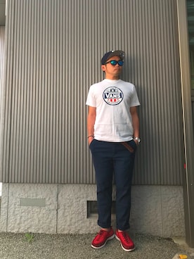 「Burner（バーナー）のアイテム（帽子）」を使った、タケウチ☆ボンバイエさん（メンズ・173cm）の秋コーディネート