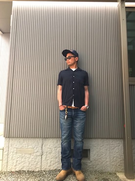 タケウチ☆ボンバイエさん（メンズ・173cm）の夏コーディネート