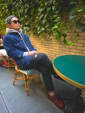 「Paraboot」｜「アイテム（ニットキャップ/ビーニー）」を使った、タケウチ☆ボンバイエさん（メンズ・173cm）の秋コーディネート