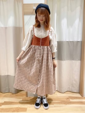 「コックリカラー」｜kuma.さん（レディース・163cm）の夏コーディネート
