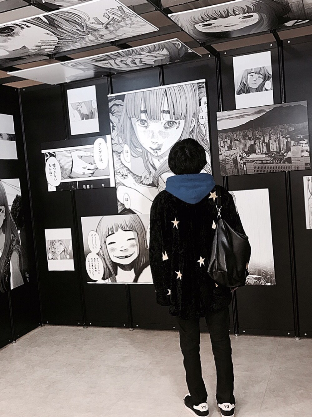 ha|za|ma 星と王冠が降ったあの日のベルベットライダース ジャケット