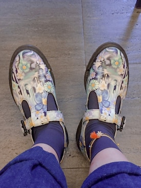 「アイテム（ドレスシューズ、パープル系）」を使った、ririさん（レディース・166cm）の夏コーディネート